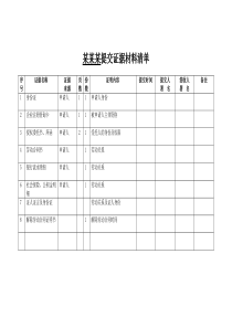 劳动仲裁提交证据材料清单