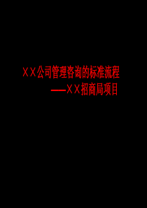 ××公司管理咨询的标准流程（推荐PPT104）