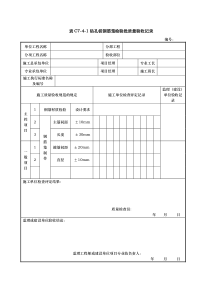 钻孔桩钢筋笼检验批质量验收记录表