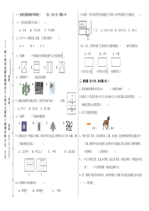 人大附小三年级数学期末试卷.