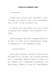 中国企业文化与管理的若干问题(doc 7)