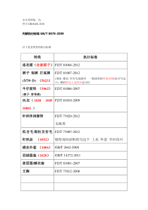 服装安全类型 以及 执行标准