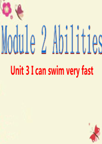 广州版英语五年级上册Module-2-Unit-3《I-can-swim-ery-fast》ppt课