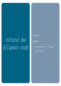 企业文化：culturalduediligencestudy(1)