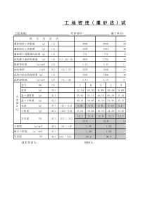 灌砂法测压实度计算公式