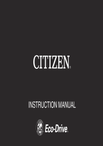 citizenat9010-52e说明书