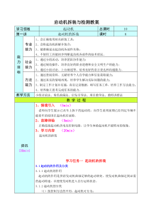 起动机的拆装--电子教案