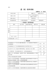 增值税期末留抵税额退税申请表