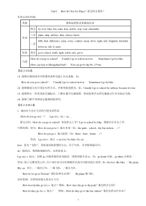 人教版六年级英语上册教材全解