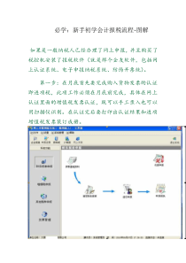 必学：新手初学会计报税流程-图解