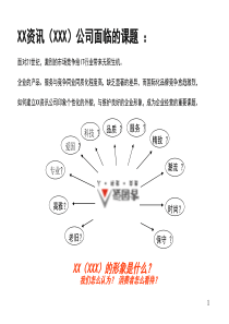 咨询公司品牌形象企划模板