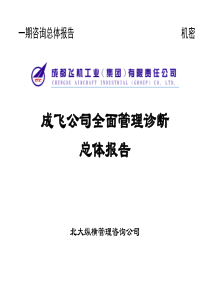 ××集团公司全面管理诊断总体报告（PPT229页）