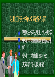 专业白领形象及商务礼仪