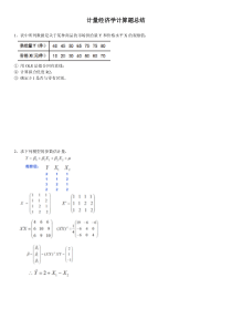 计量经济学计算题总结