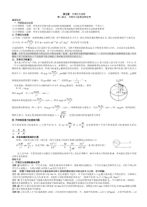 高中物理万有引力定律知识点总结与典型例题精选