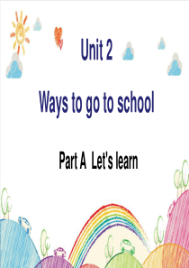 人教版PEP英语六年级上册《unit2-A-Lets-learn》课件PPT