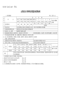 会计师事务所收费文件2013-202号