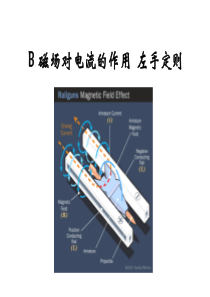 B 磁场对电流的作用  左手定则