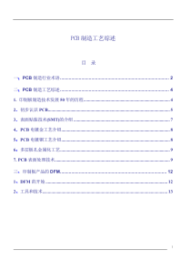 PCB制造工艺综述