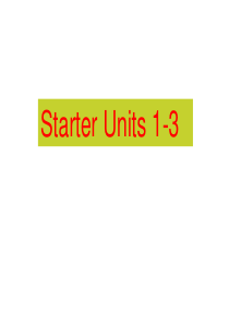 人教版七年级上册starter1-3复习.ppt