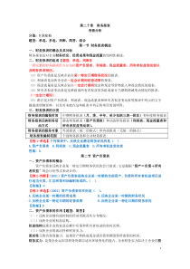 2013会计基础分章讲义20财务报表