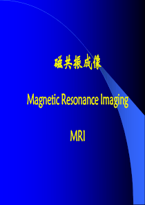 MRI_成像基本原理