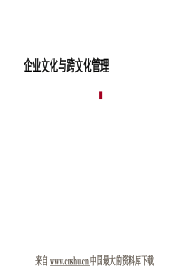 企业文化与跨文化管理(ppt 59)(1)