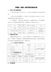 新媒体(直播)绩效考核及提成方案12.1