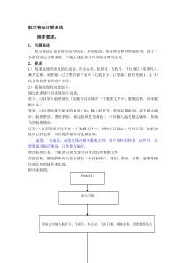 数据结构航空客运订票系统