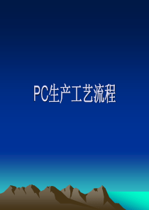 PC生产工艺