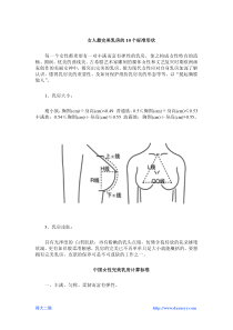 女人最完美乳房的10个标准形状