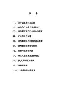 产科急救工作制度