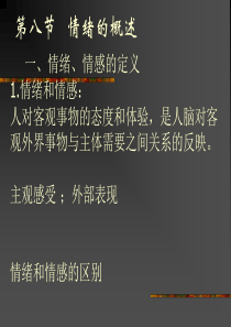 心理咨询师 普通心理学第八节 情绪、情感和意志