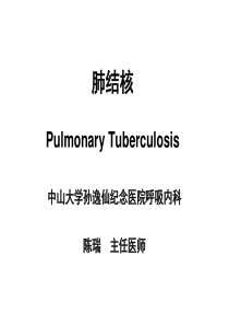 内科学肺结核ppt