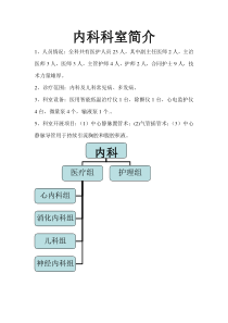 内科科室简介