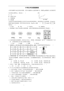 2013中考化学易错题