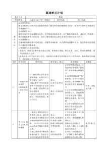 篮球——双手胸前传接球-课时计划+单元计划