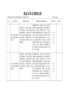 电气见证点(W点)检查记录.01doc