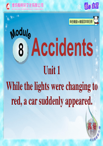 八上外研社Unit-1-While-the-lights-were-changing-to-red-