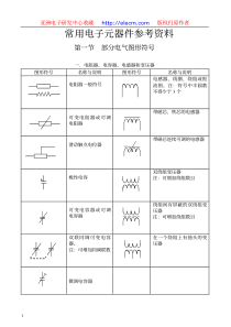 常用电子元器件