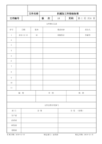 自动化设备机械加工件来料检验标准