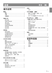 CDE-151C产品说明书