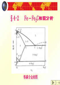 Fe-Fe3C相图分析