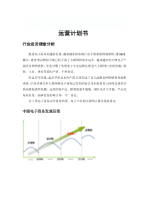 电子商务平台运营计划书