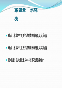 水环境概述(PPT-42页)