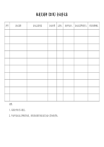 [工程咨询公司]轨道交通部会议记录