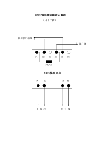 海湾消防模块接线示意图