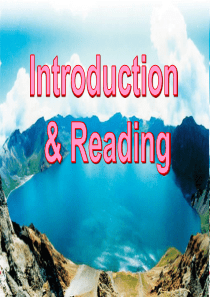 外研版必修4-module-6-Introduction-and-reading