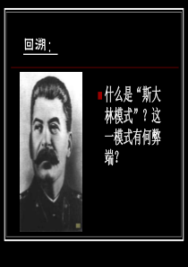 苏联的改革与解体用