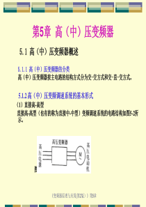 第5章 高(中)压变频器